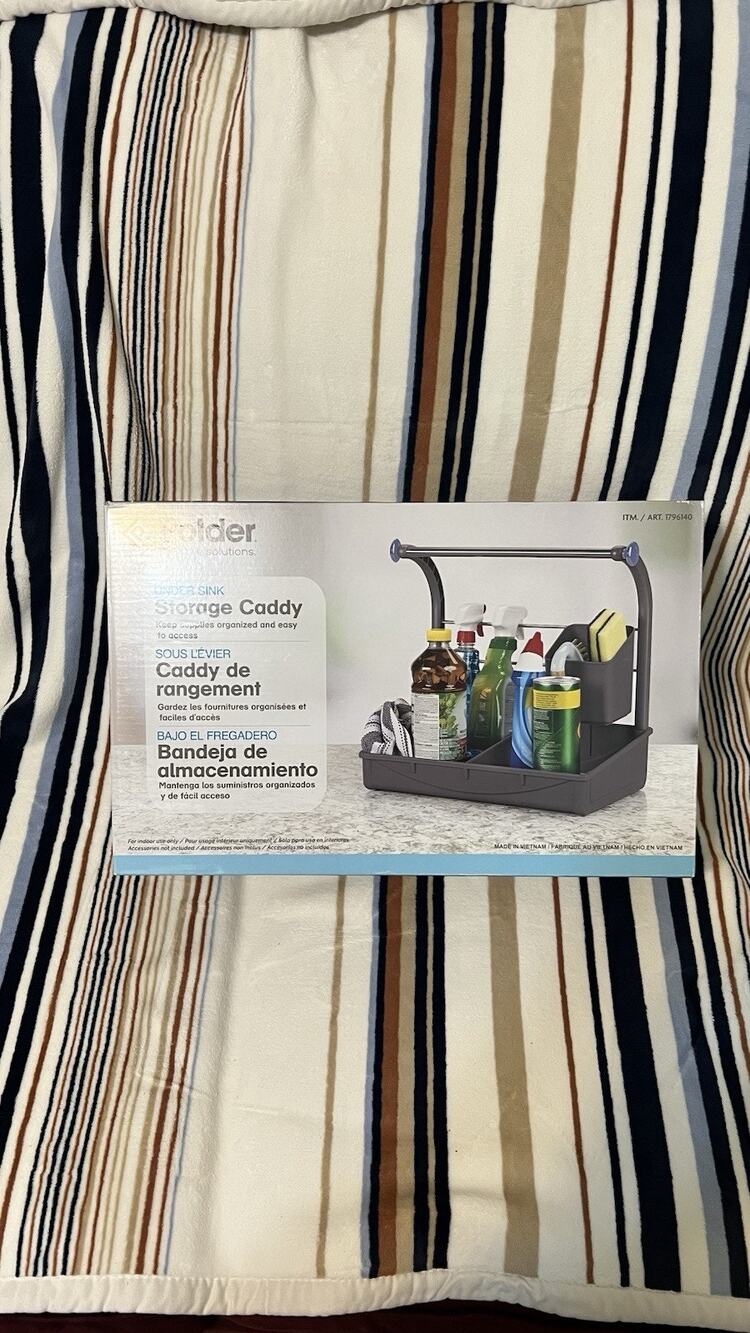 Polder Under Sink Storage Caddy. Kitchen, Bathroom, Cabinet Organization/Storage